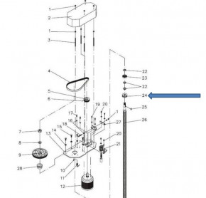 Spindle bearing ball bearing radial bearing head bearing Maha Econlift Mapower II Econ II