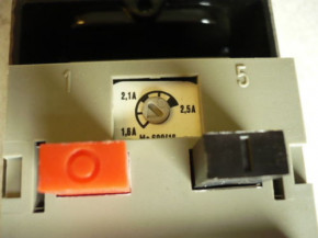 Main switch Motor protection switch MS600 / 16 EAW VEB DDR Lifting platform Saw E 1.6-2.5A
