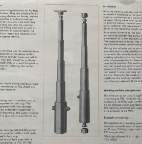W50 Seal Kit for Telescopic Tipping Cylinder – GDR VEB D1-60x3x200 – Fortschritt