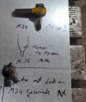 Tie rod end M24 steering Takraf forklift VTA DFG 2002 3N Panorama