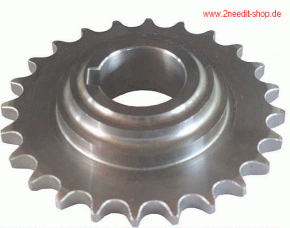 Sprocket, pinion, chain guide, drive wheel for MWH/Consul lifting platform, new version, type H 165, H 200, H 300