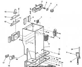 lubrication felt holder for oil tank Beissbarth Romeico R 224 until R 236 lift