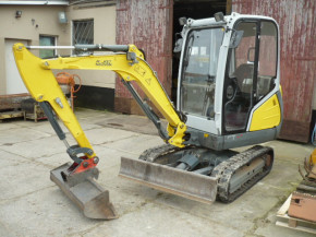 Door lock trim, left side, cab door, Wacker Neuson ET24 mini excavator 1000254950