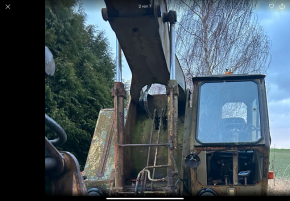 Gasket set cylinder old VEB Fortschritt T174 mobile excavator DDR machinery (Cylinder with 56mm rod, square head)