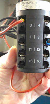 Reversing switch Control switch Motor switch Ravaglioli KPN337 / KPN 305