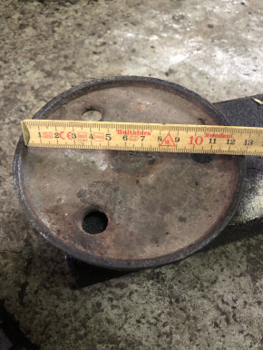 lift pad, rubber pad, rubber plate for Ravaglioli inter alia Type KPN 305 D (148 mm x 25 mm)