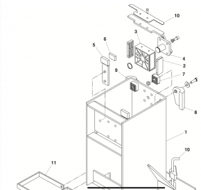 sliding pad for RAV Ravaglioli lift type KPN/KPX/KPS/KPH/KP versions