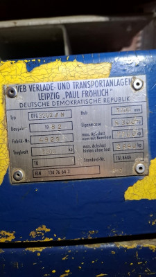 Seal kit for lifting cylinder HYS-15715, working cylinder for Takraf forklift VTA DFG 3202