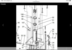 Seal kit Slift Duett DV-R 3.2 underfloor platform 2.5t lifting cylinder