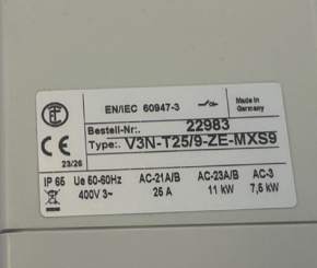 Key Switch / Main Switch Hofmann GT GTE BT BTE 2500 STE