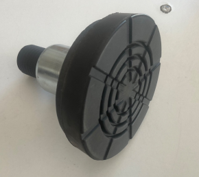 Mounting assembly with turntable, support plate, and rubber pad (AC Rotary, Zippo, Consul)