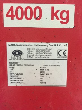 Set lifting nut, load nut, main nut, spindle nut, load nut lift Maha ECON 3 5.0