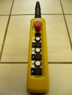 Telemecanique XAC A882H44 pendant control switch, control bottle, hand control, crane control
