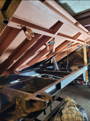 Seal kit for tipping cylinder, GDR VEB truck, three-way tipper, THk3