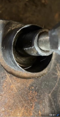 Rubber piece connecting rubber Kubota KX41, KX41-2, KX 61-2, KX91-2 mini excavators 7072232150