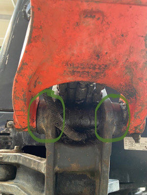 Bush bearing bush Steel bush Bock bush Kubota KX41-3 019 mini excavator RG13866463