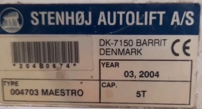 More spiral potentiometer for synchronization Stenhoj Maestro 004703 Lift limit switch