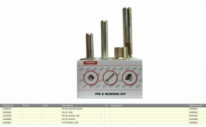 Bolt kit mounting arm Yanmar B22-2A mini excavator ADA00601
