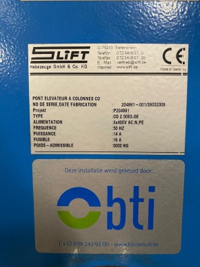 Set lifting nut, load nut, main nut, and spindle nut for Slift CO 2.40 E3 4.0 – CO 2.50 E3 5.0 lift