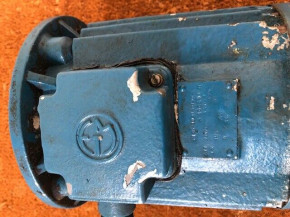 Electric motor 22mm shaft Exchange motor Motor VEM Thurm ETM DDR Takraf Lunzenau