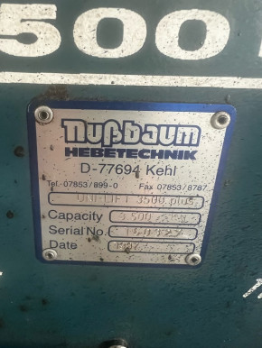 Electric motor asynchronous three-phase housing motor Nussbaum Unilift 3500 plus / JUMBO / SPL 3500 / HDL