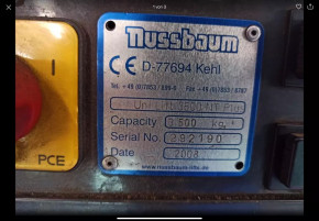 Sliding disc sliding piece sliding block sliding block nussbaum Unilift Uni-Lift 3500